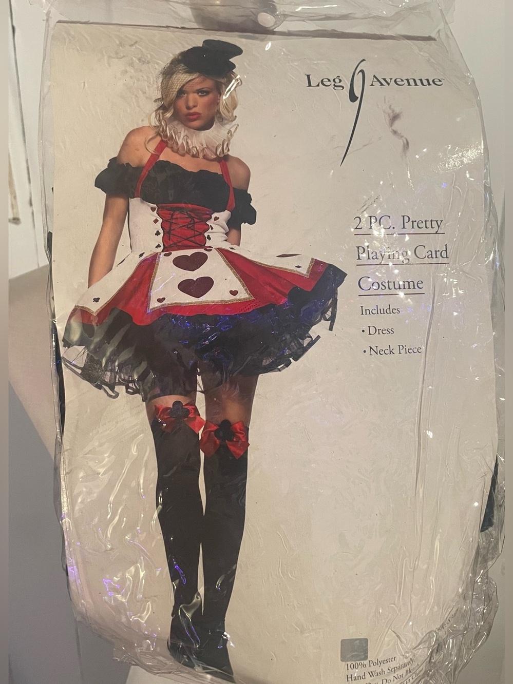 Leg Avenue Black and Red Queen of Hearts costume